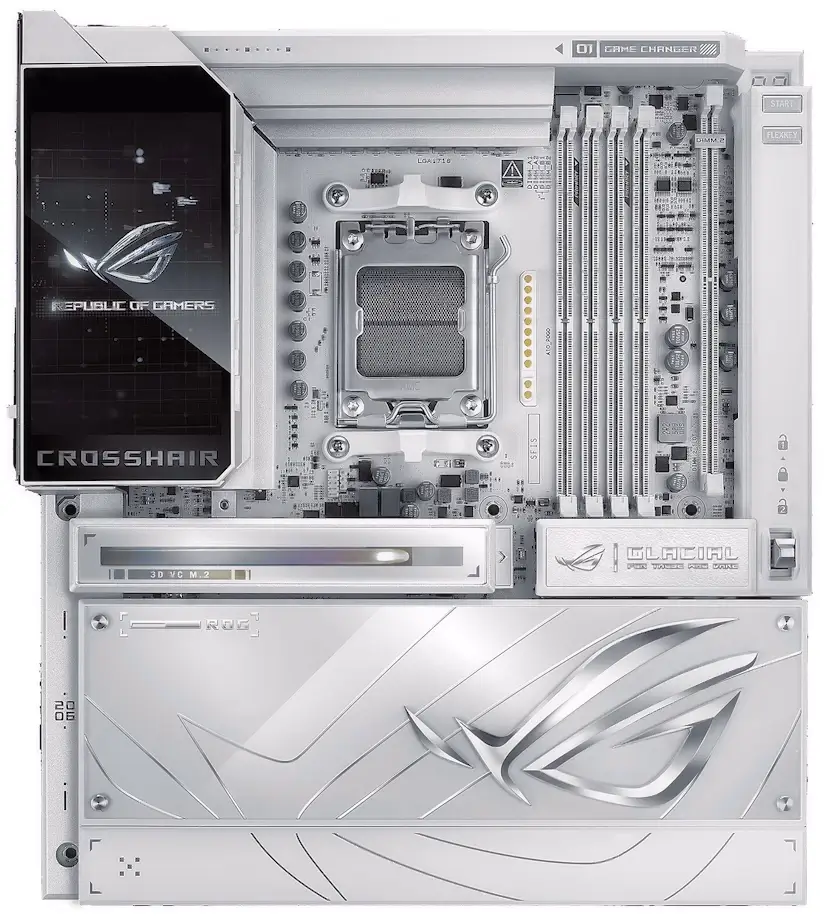 Atalaya Real PC - Montaje Placa Base ASUS ROG CROSSHAIR X870E GLACIAL Atalaya Real